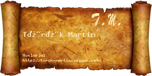 Török Martin névjegykártya